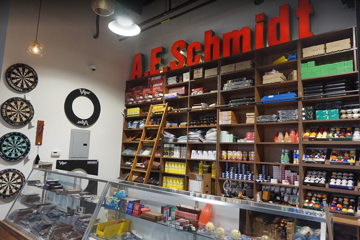 Visit A.E. Schmidt Billiards St Louis Retail Showroom