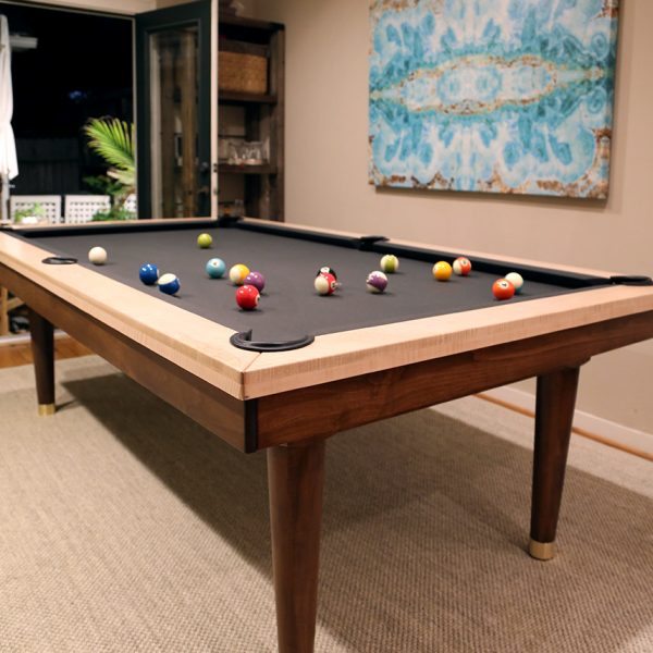 Deville Curly Maple Game Room Inspiration