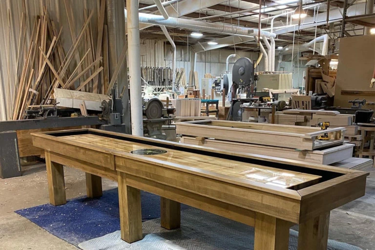 Visit A.E. Schmidt Billiards St Louis Factory